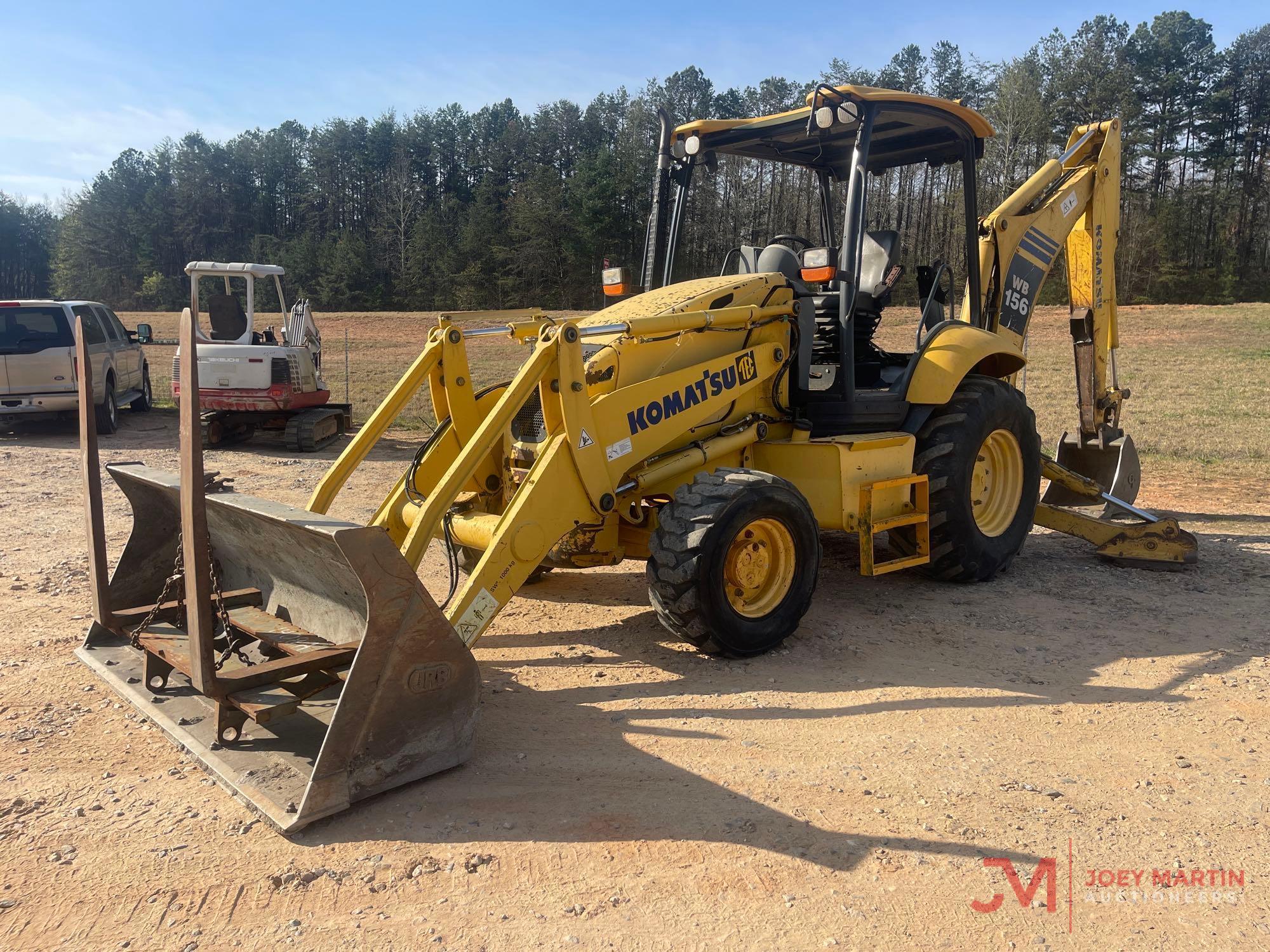 KOMATSU WB156 LOADER BACKHOE