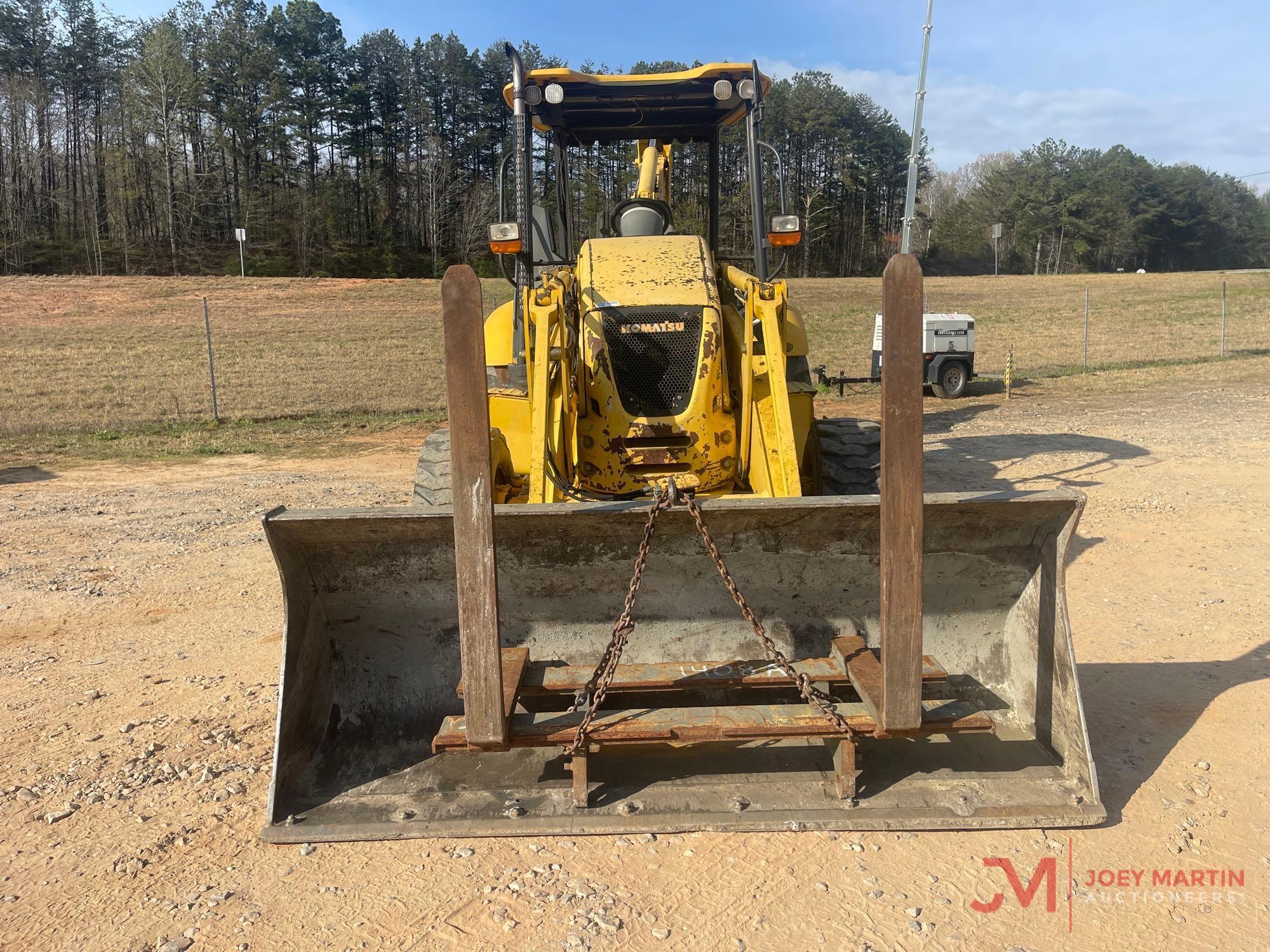 KOMATSU WB156 LOADER BACKHOE