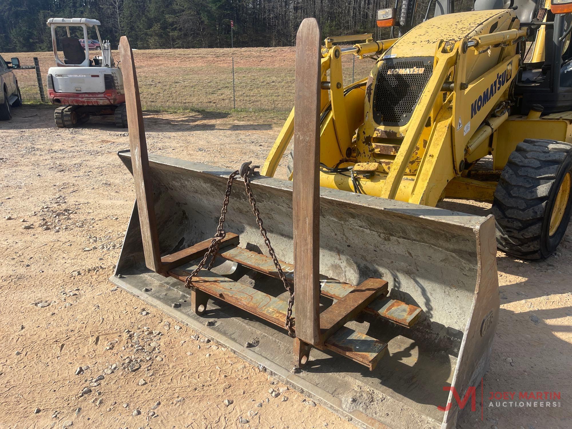 KOMATSU WB156 LOADER BACKHOE