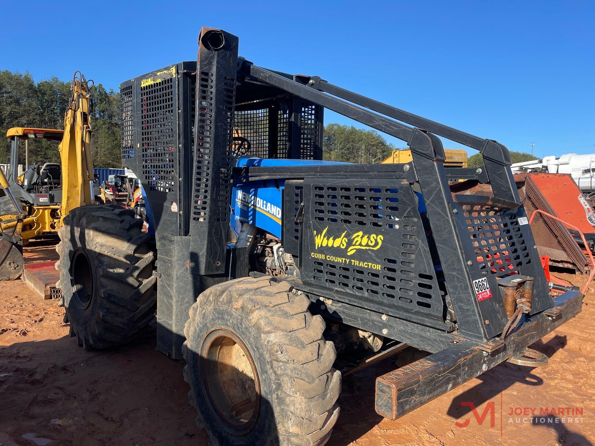 2017 NEW HOLLAND TS6.120 POWER SHUTTLE RIGHT OF WAY TRACTOR