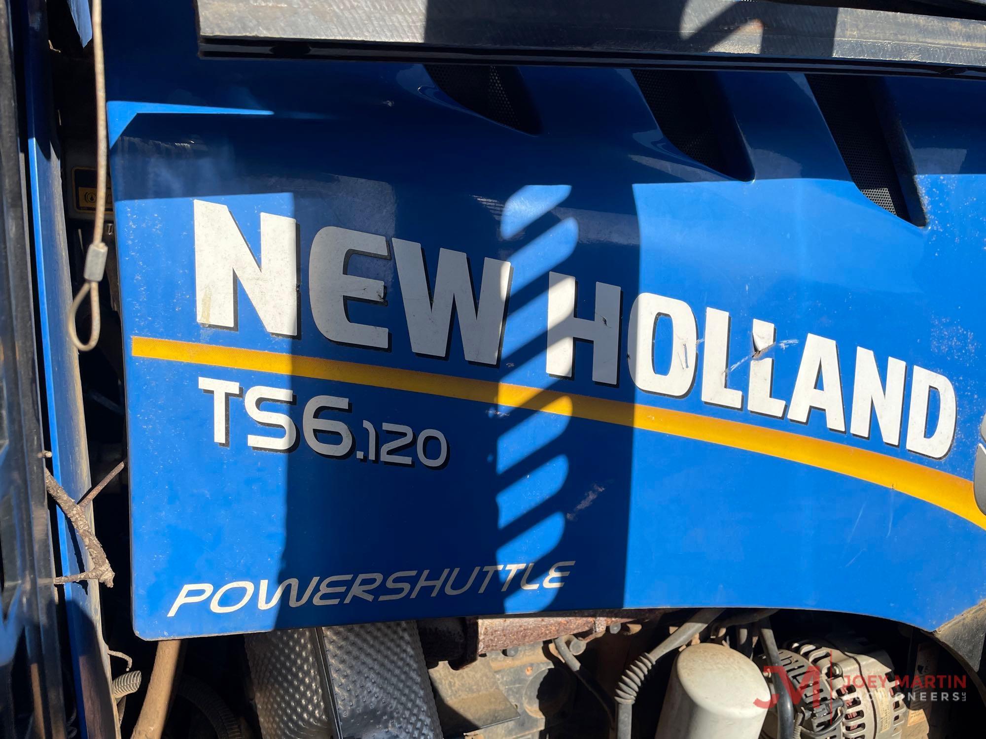 2017 NEW HOLLAND TS6.120 POWER SHUTTLE RIGHT OF WAY TRACTOR