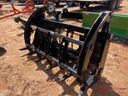 TAYLOR-WAY 60" LOG GRAPPLE SKID STEER ATTACHMENT
