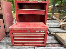 CRAFTSMAN 2 PIECE ROLLING TOOL BOX WITH TOOLS