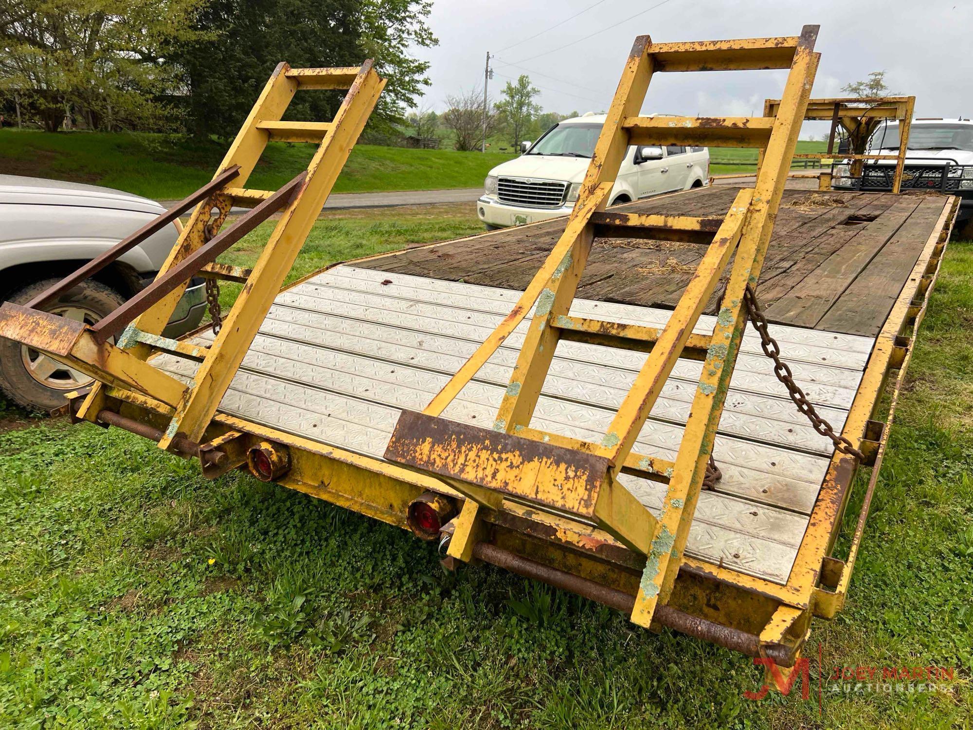 HOPPER 24' GOOSENECK FLATBED TRAILER