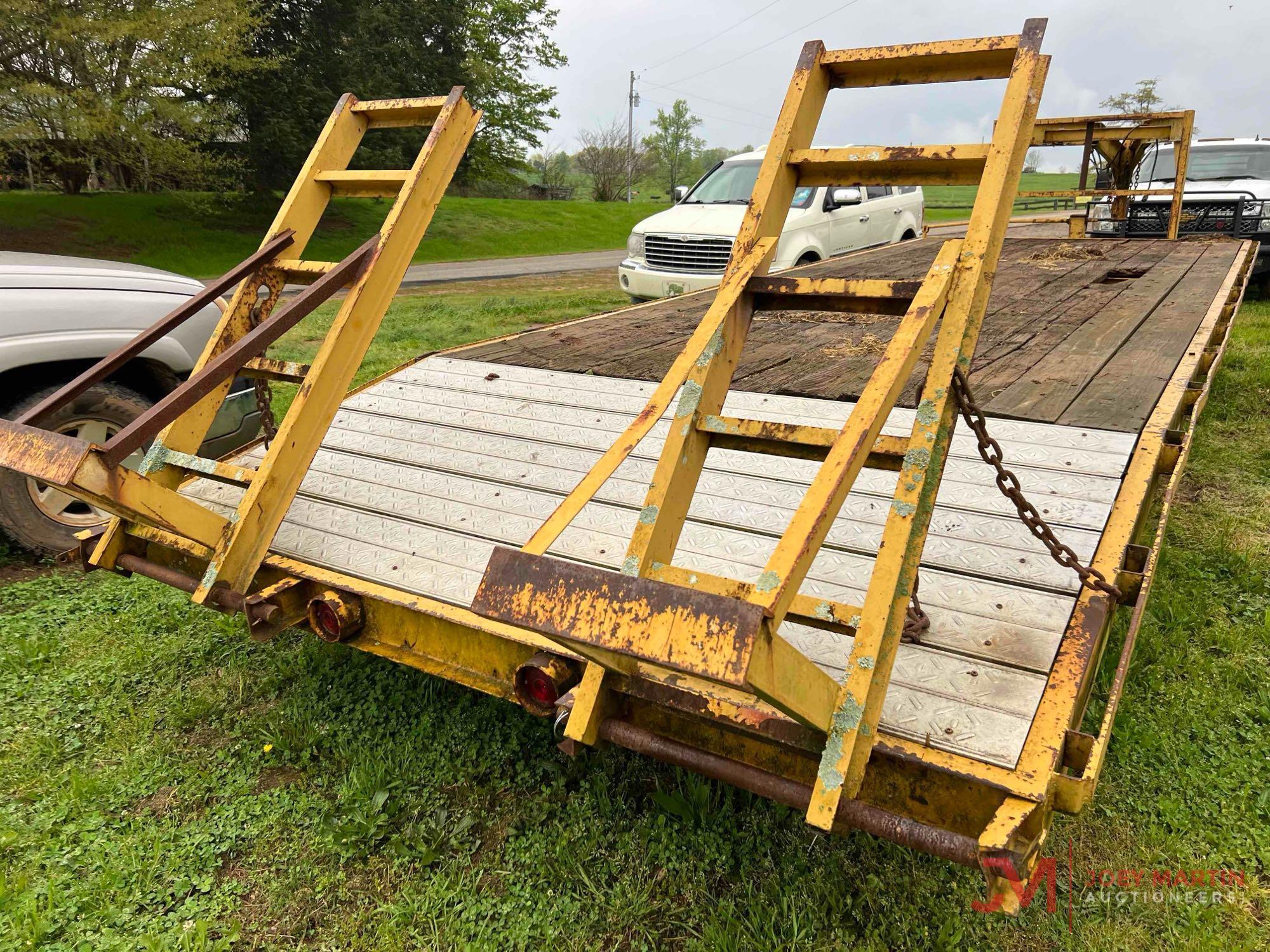 HOPPER 24' GOOSENECK FLATBED TRAILER