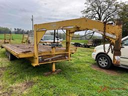 HOPPER 24' GOOSENECK FLATBED TRAILER