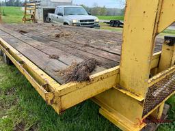 HOPPER 24' GOOSENECK FLATBED TRAILER