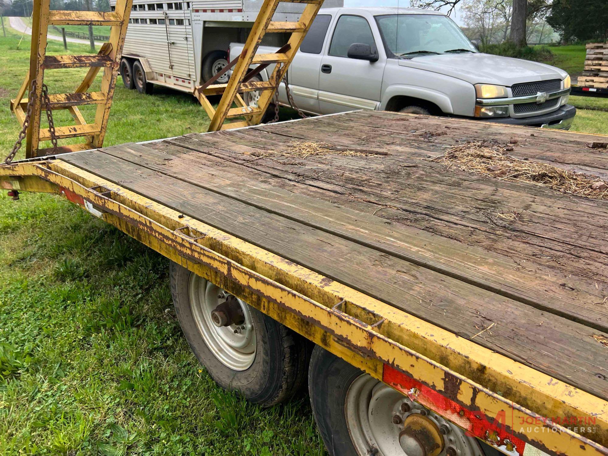 HOPPER 24' GOOSENECK FLATBED TRAILER