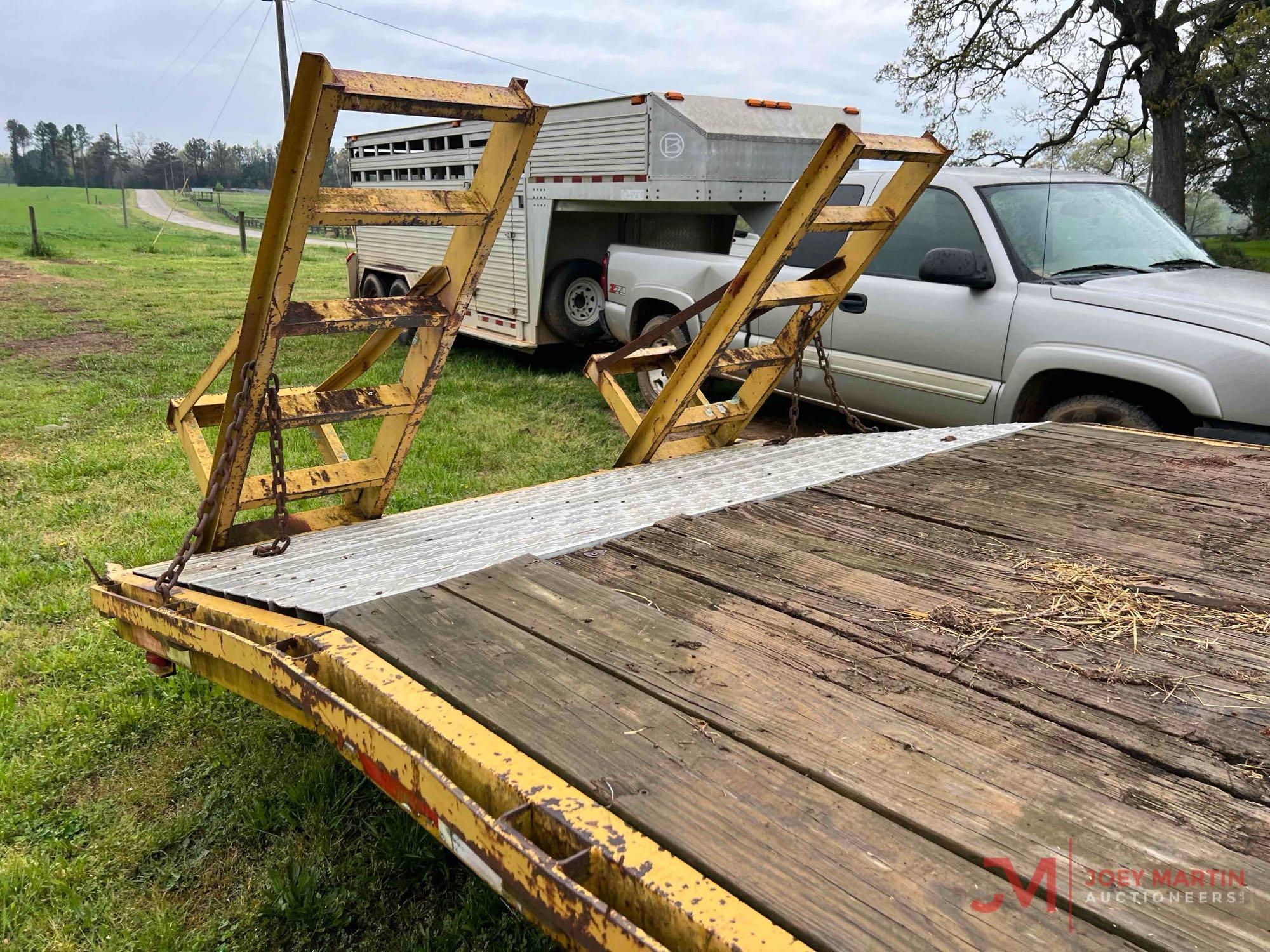 HOPPER 24' GOOSENECK FLATBED TRAILER