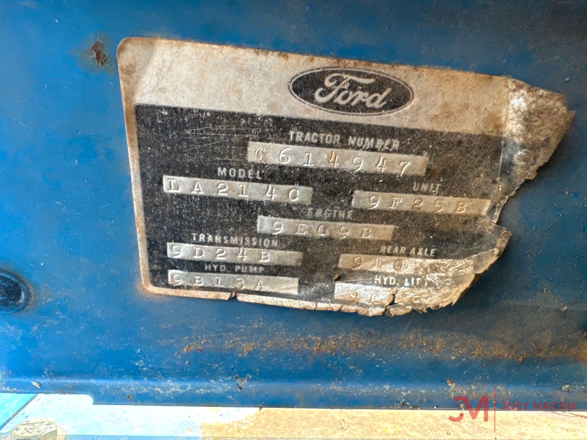 FORD 5600 LOADER TRACTOR