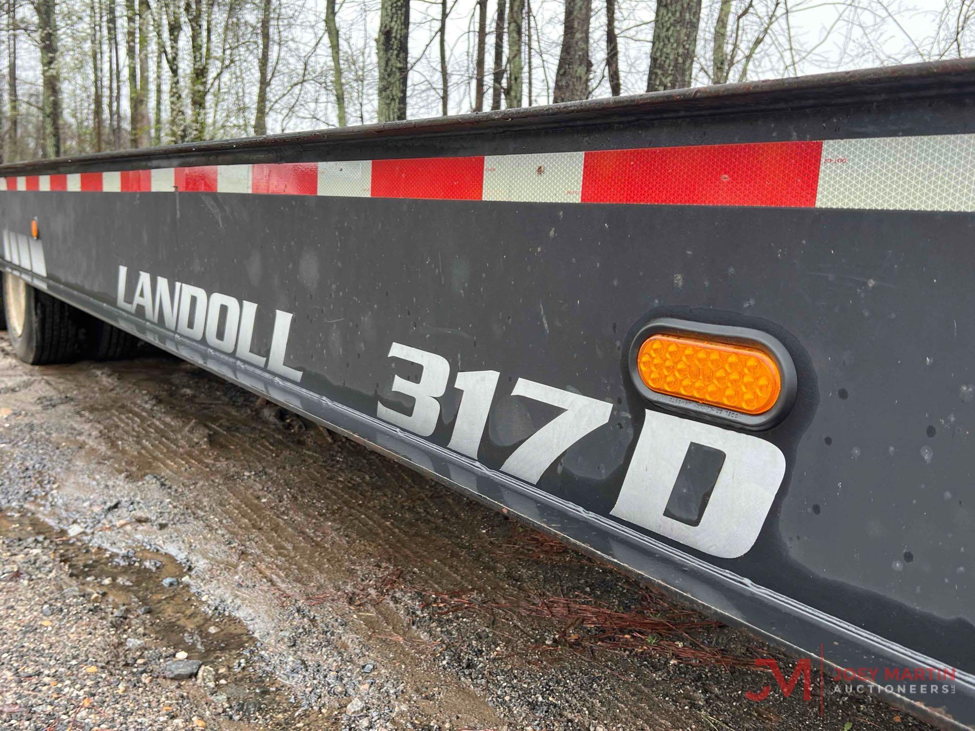 1996 LANDOLL 317D...SLIDING AXLE RECOVERY...TRAILER