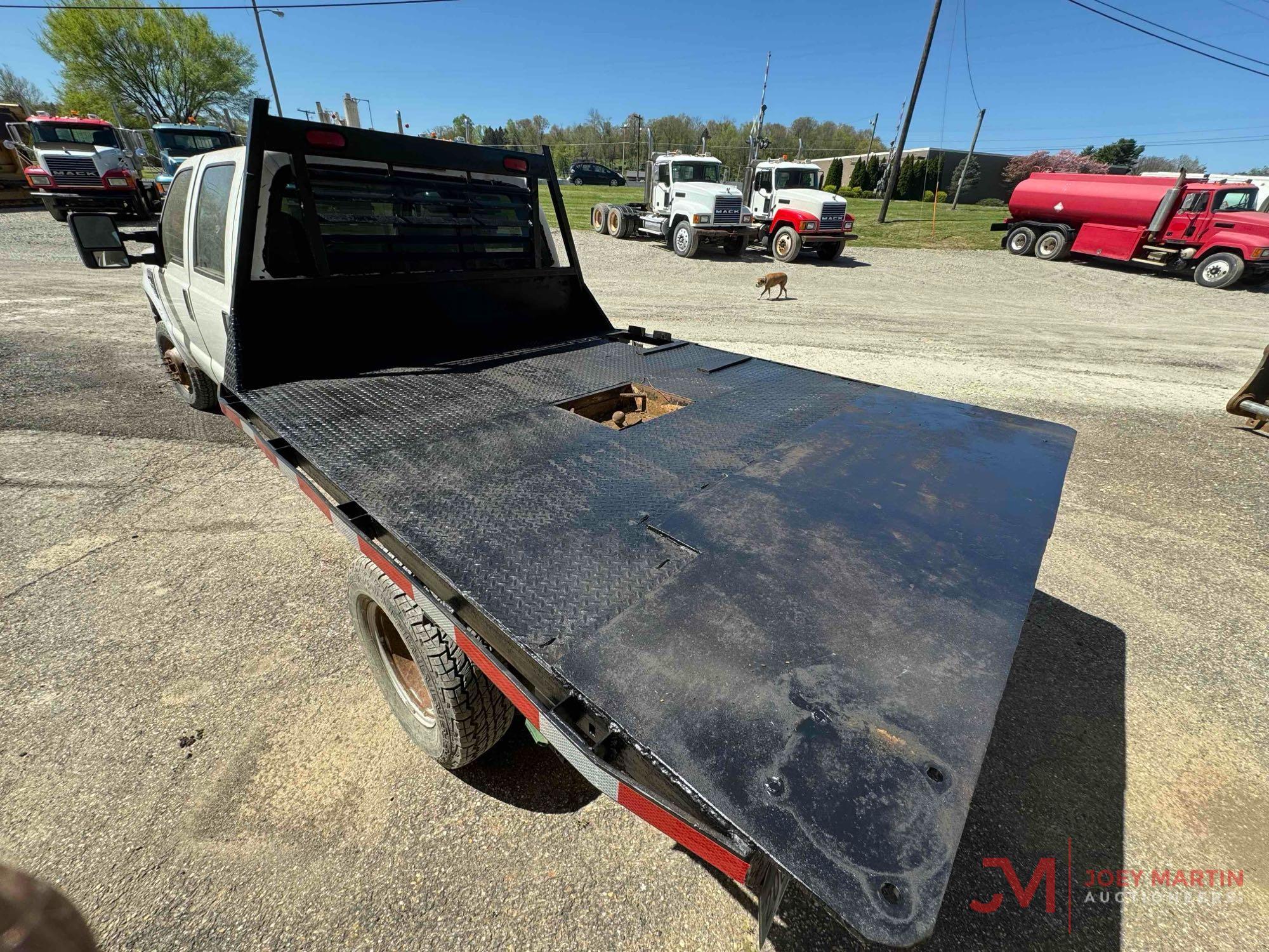 2008 F-350 XL SUPER DUTY FLAT BED TRUCK