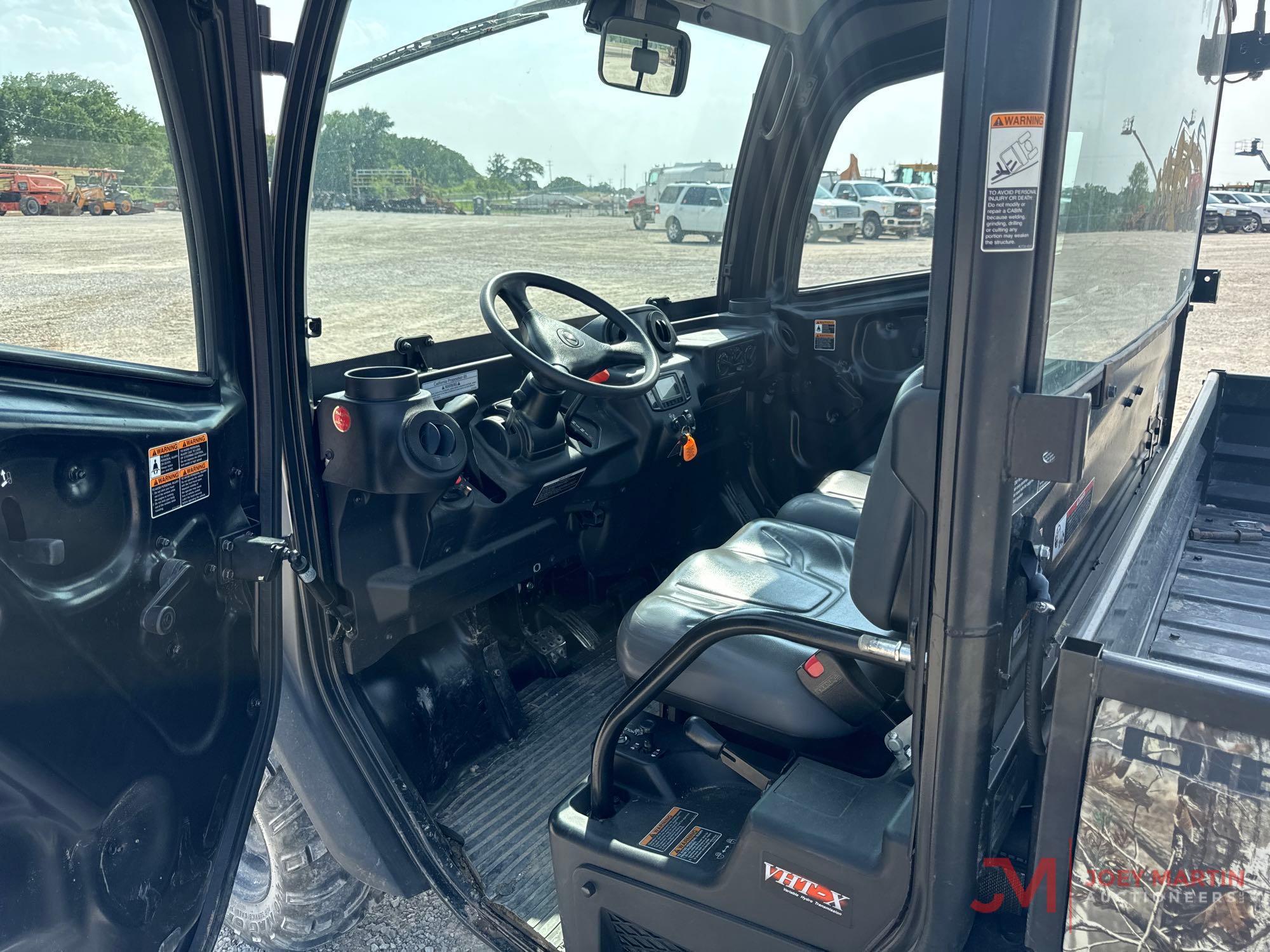 2018 KUBOTA X1100C RTV