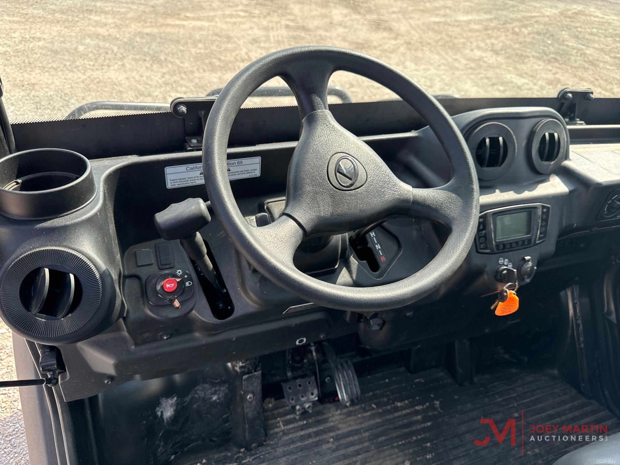 2018 KUBOTA X1100C RTV