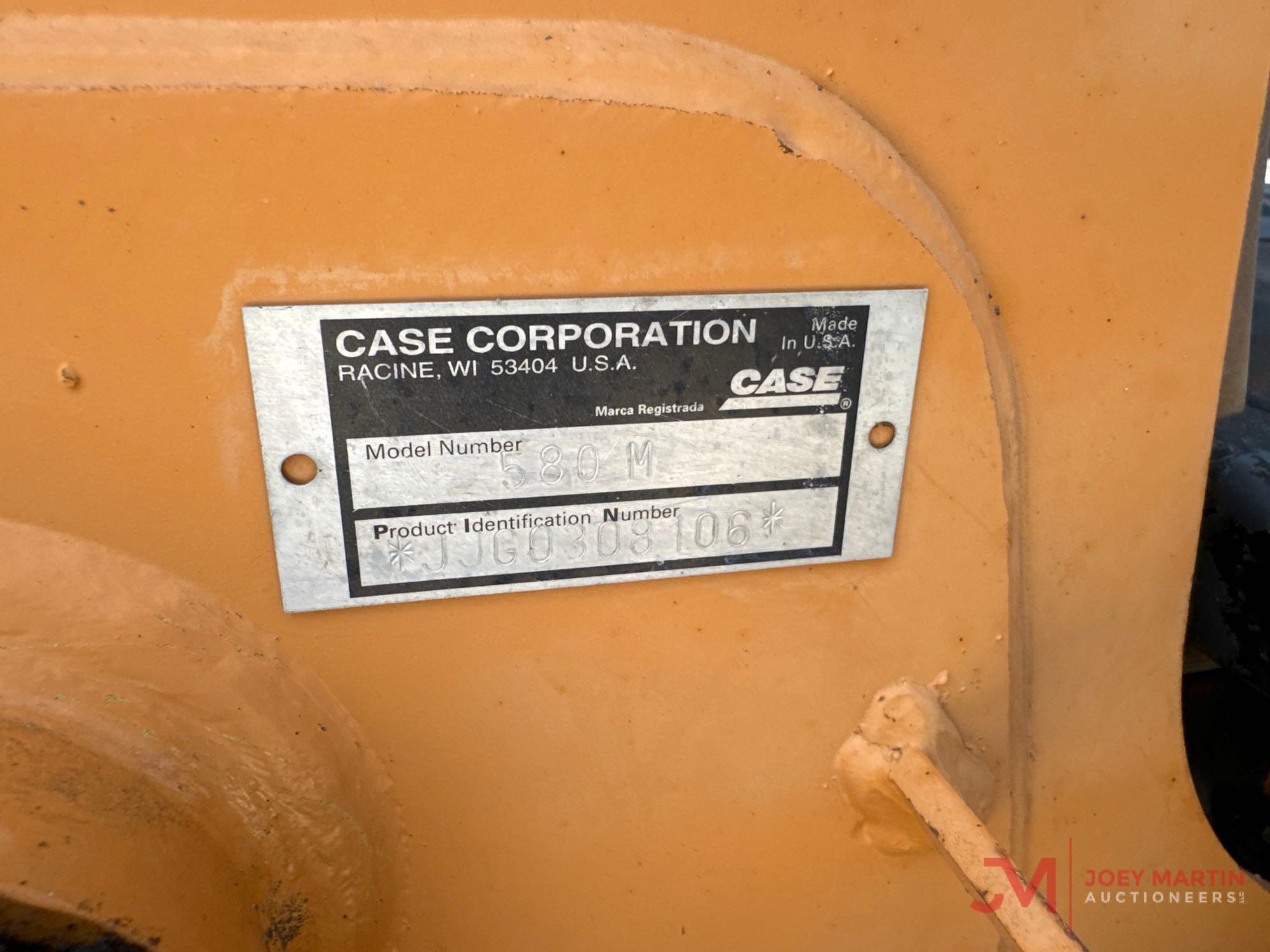 2001 CASE 580M LOADER BACKHOE