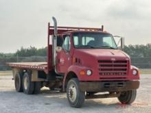 2001 STERLING TANDEM FLATBED TRUCK