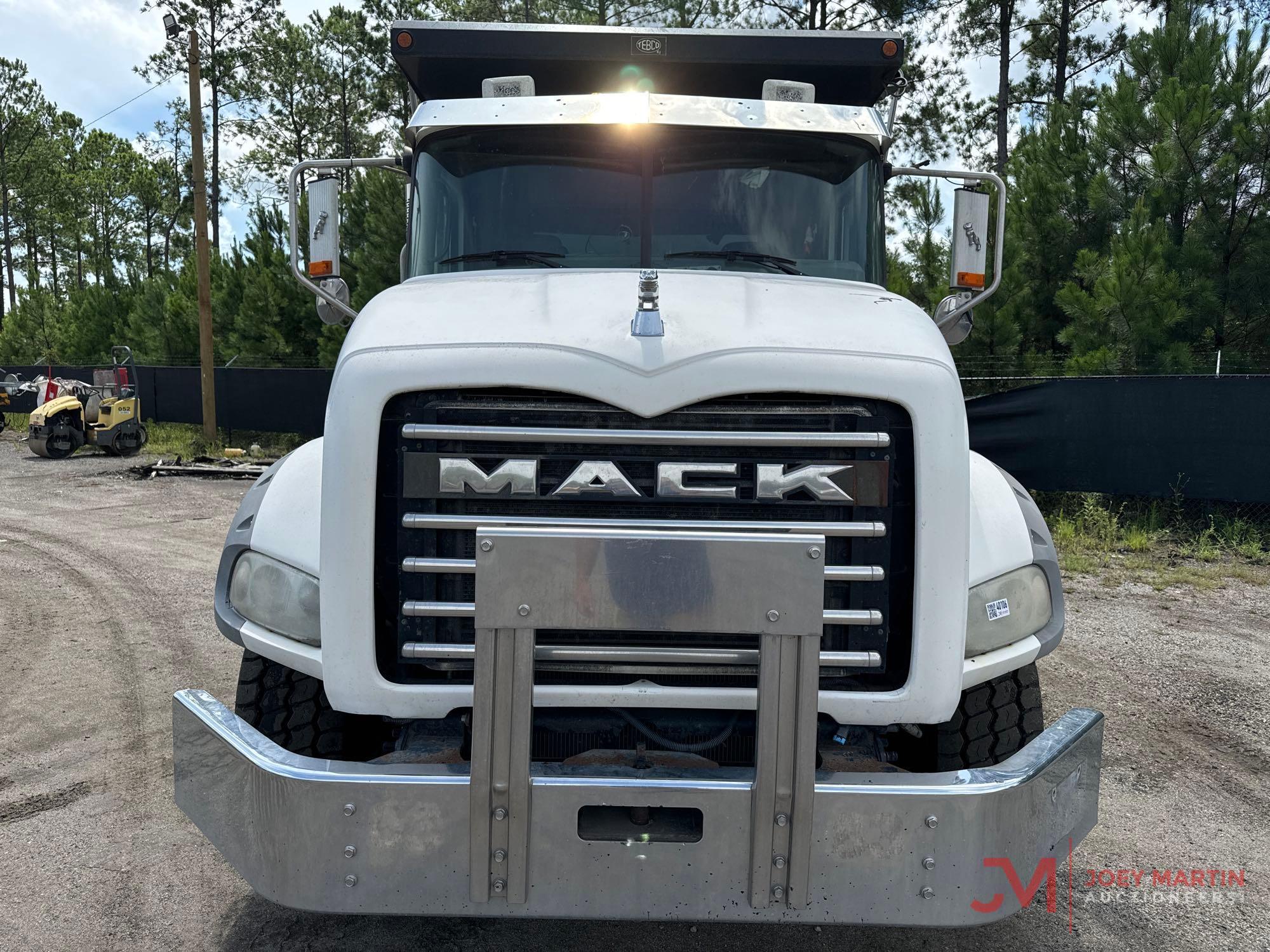 2016 MACK GU813 GRANITE TRI-AXLE DUMP TRUCK