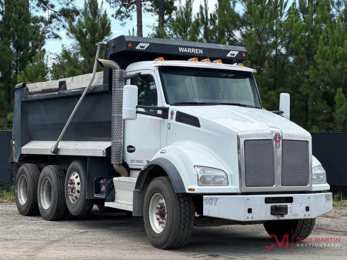 2017 KENWORTH T880 TRI-AXLE DUMP TRUCK