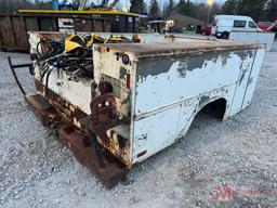 TRUCK SERVICE BED WITH CONTENTS