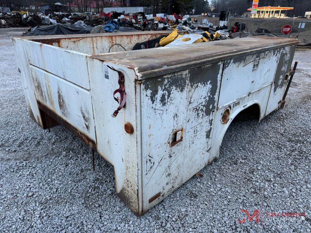 TRUCK SERVICE BED WITH CONTENTS
