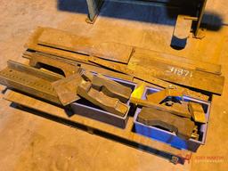 CHICAGO 131 ELECTRIC PRESS BRAKE AND PALLET OF ASSORTED TOOLING