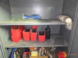 STORAGE CABINET & CONTENTS
