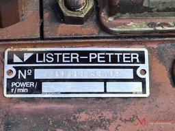 LISTER-PETTER 3CYL DIESEL ENGINE