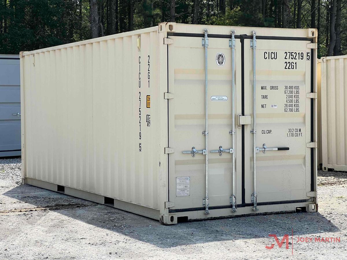 20' ONE TRIP SHIPPING CONTAINER