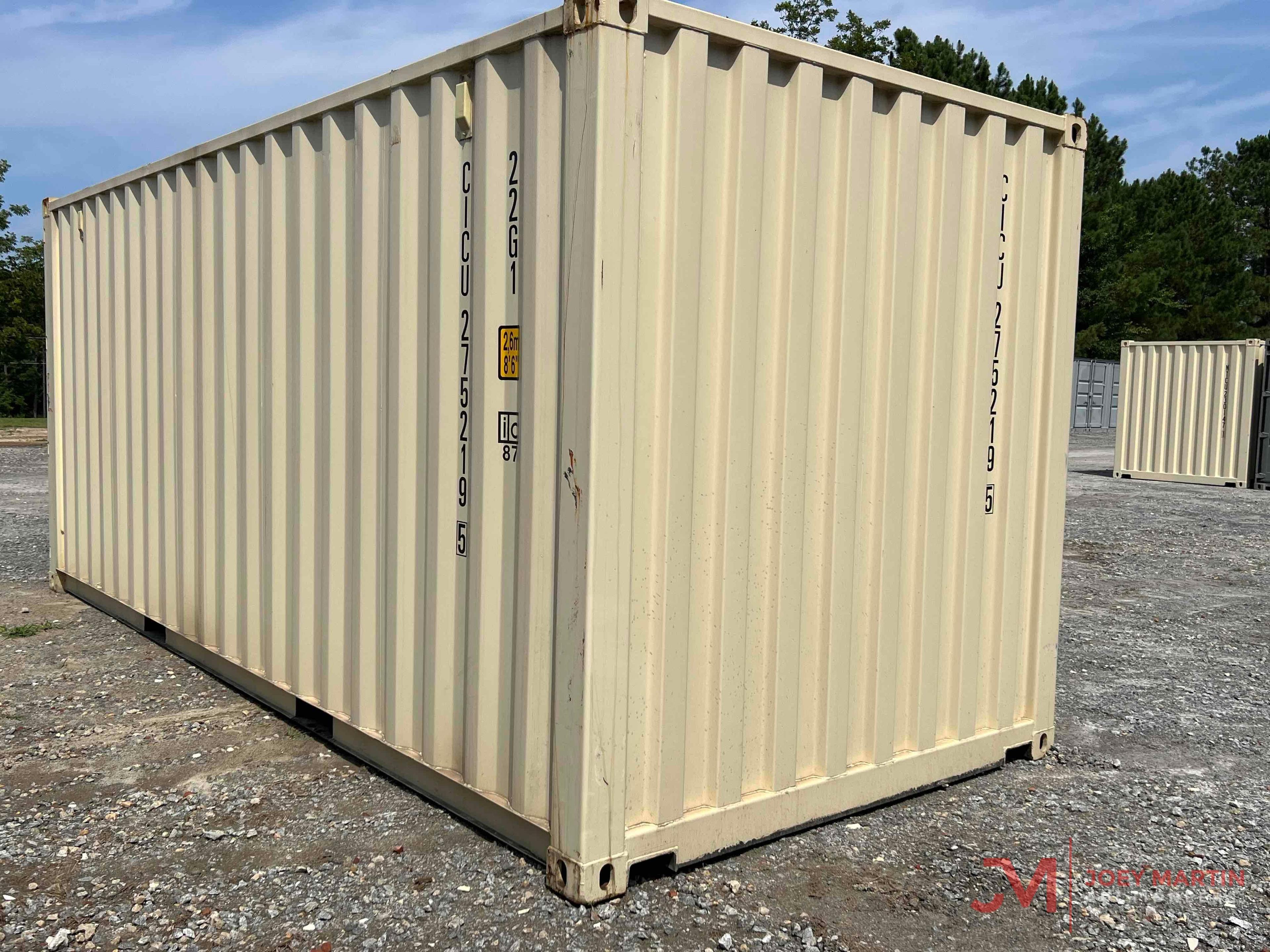 20' ONE TRIP SHIPPING CONTAINER