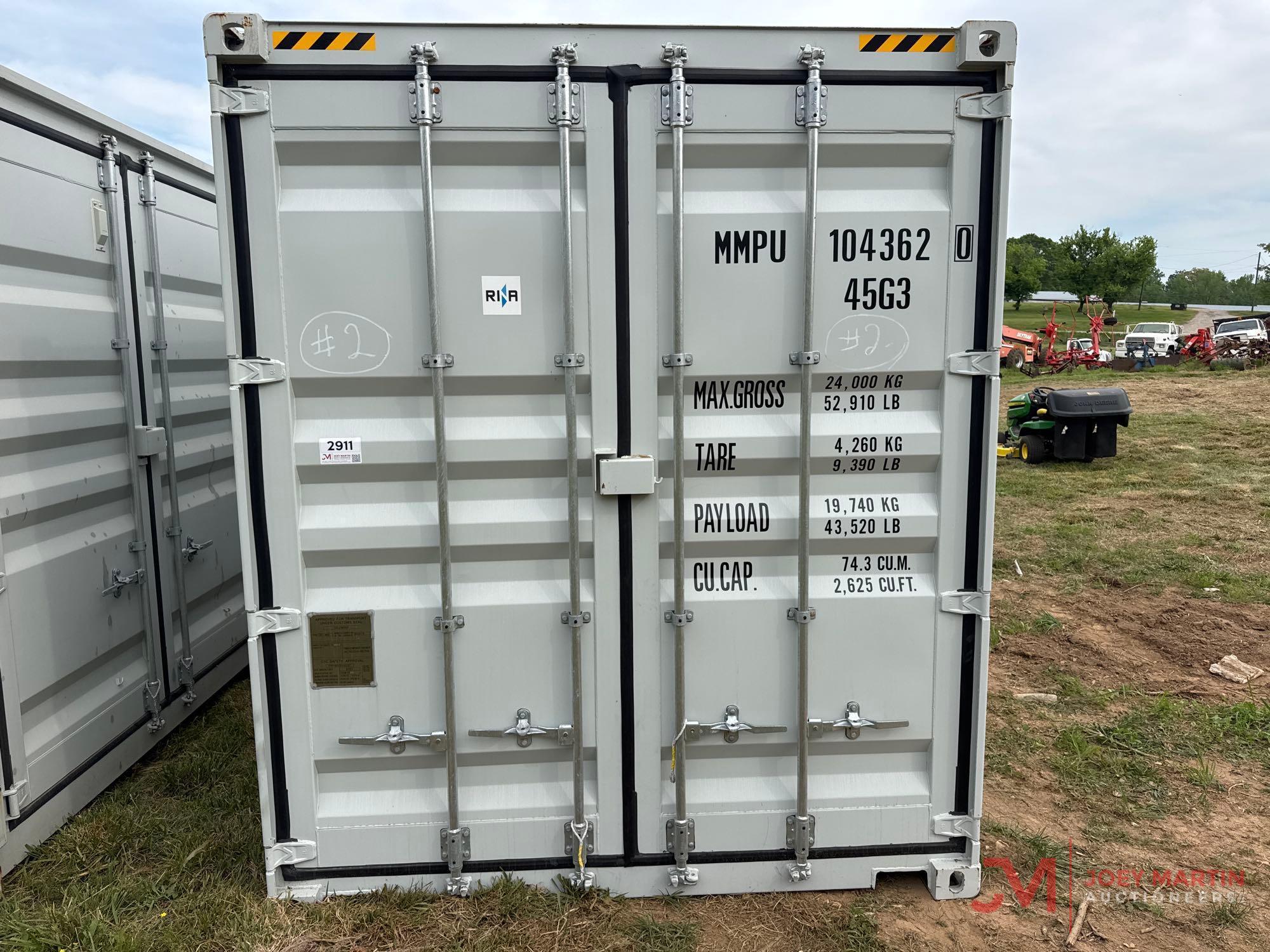 SINGLE TRIP 40' CONTAINER