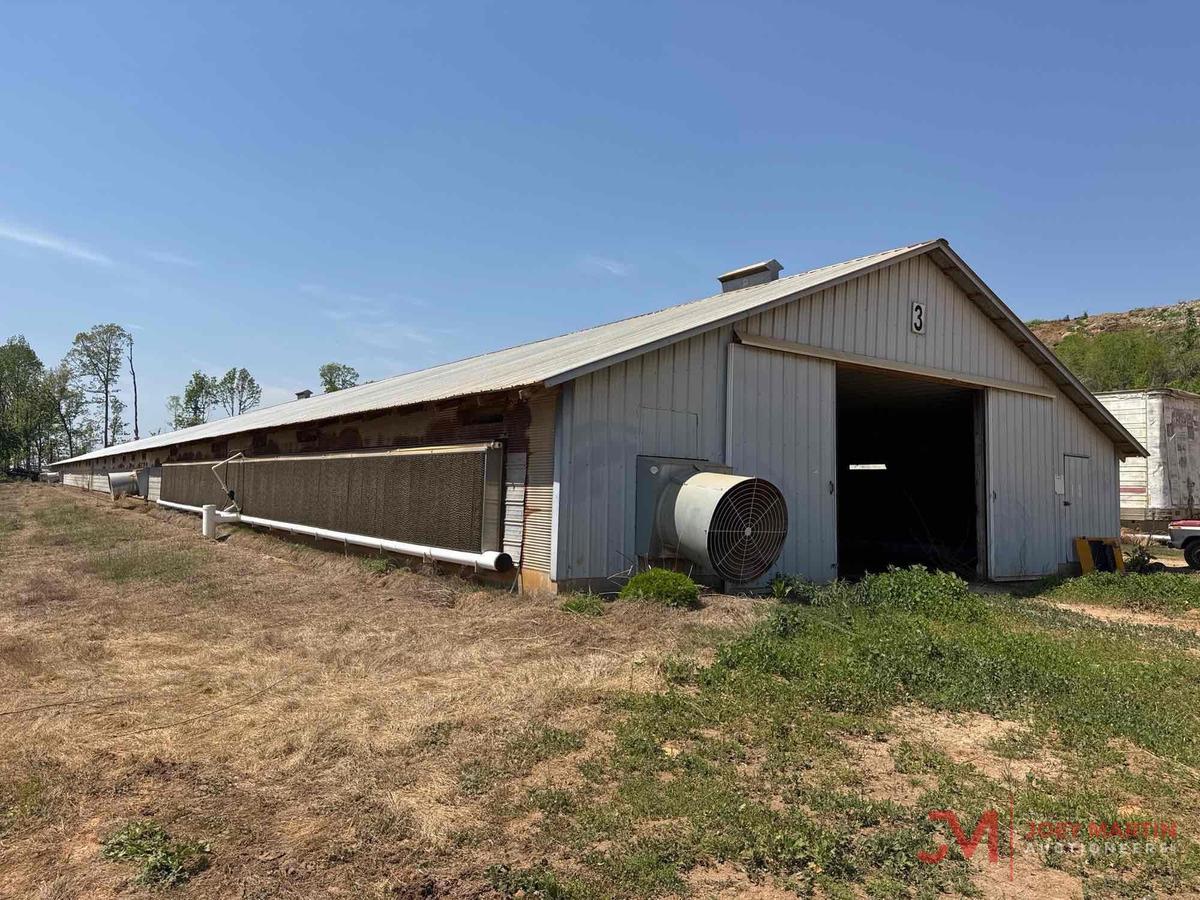 (4) 40' X 400' CHICKEN HOUSES