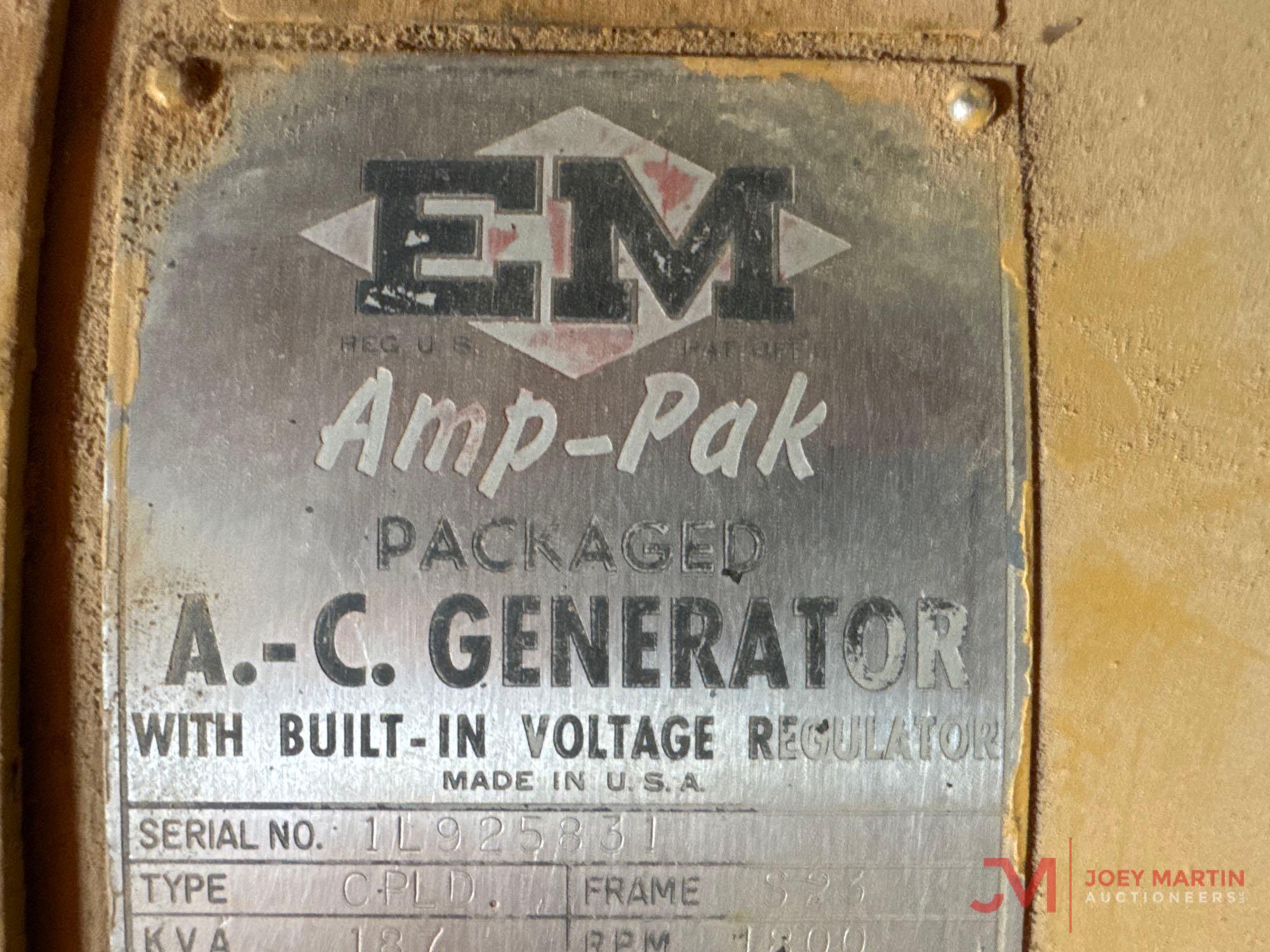 EM AMP-PAK A.-C. GENERATOR W/ BUILT-IN VOLTAGE REGULATOR