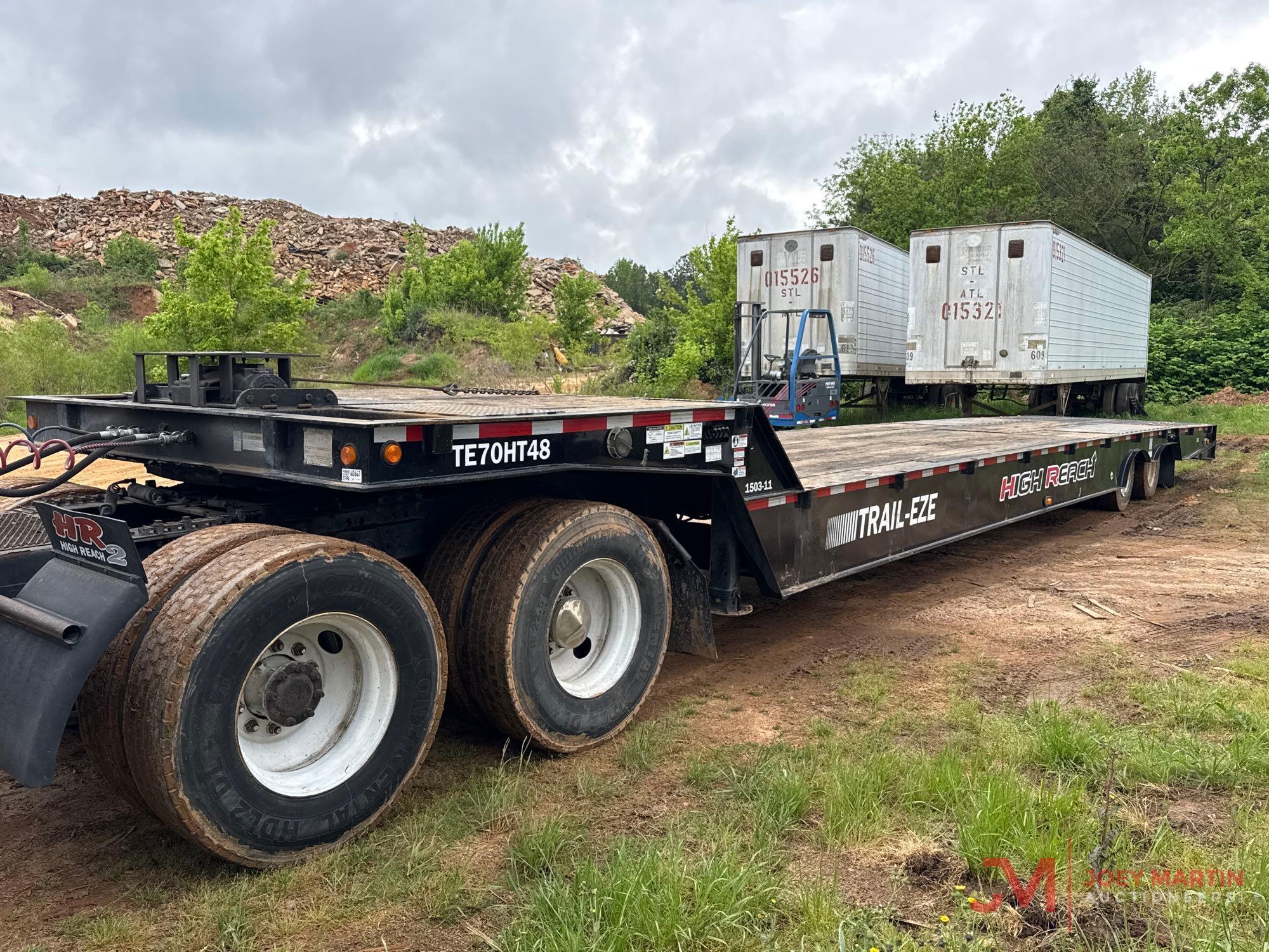2005 TRAIL-EZE TE70HT48 HYDRAULIC TAIL TRAILER