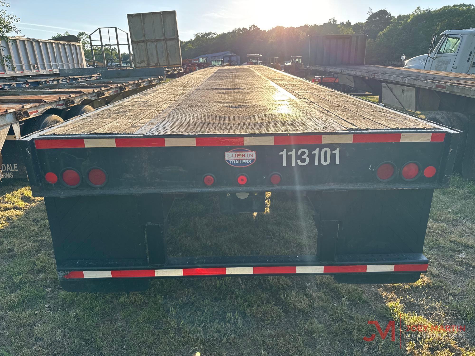 2008 LUFKIN80' STRETCH FLATBED TRAILER