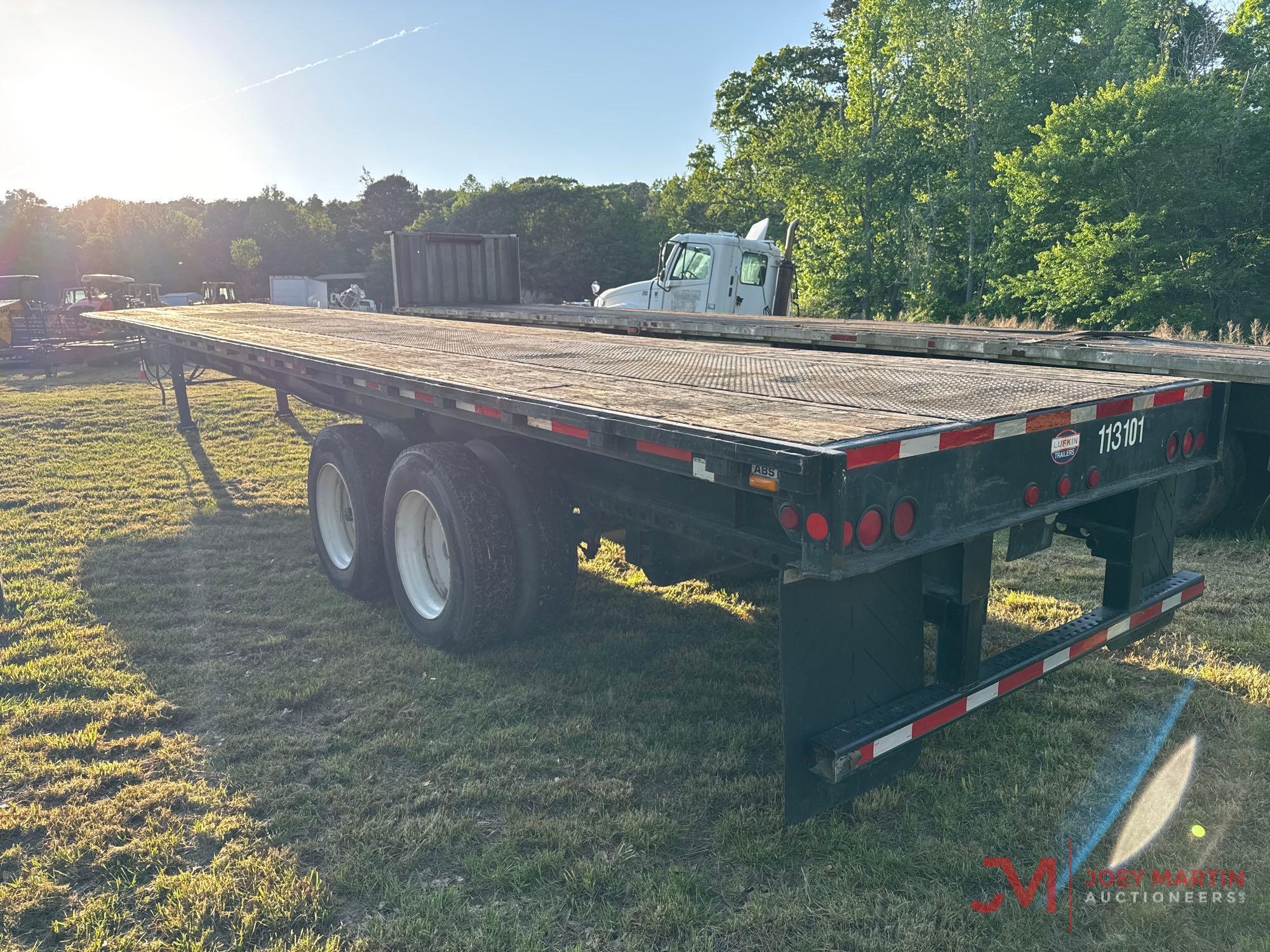 2008 LUFKIN80' STRETCH FLATBED TRAILER