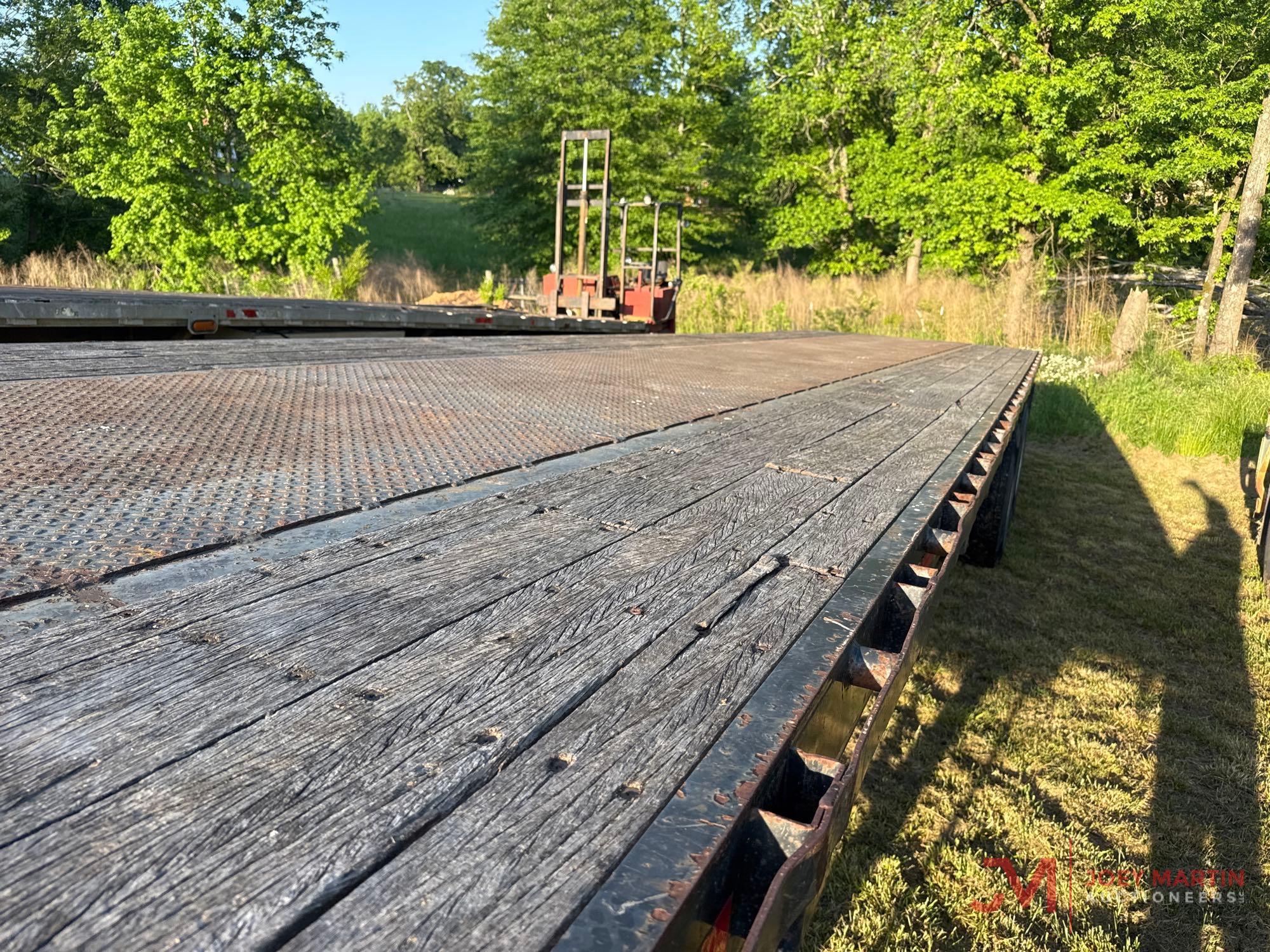 2008 LUFKIN80' STRETCH FLATBED TRAILER