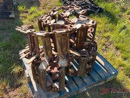 (2) LOEGERING METAL SKID STEER TRACKS