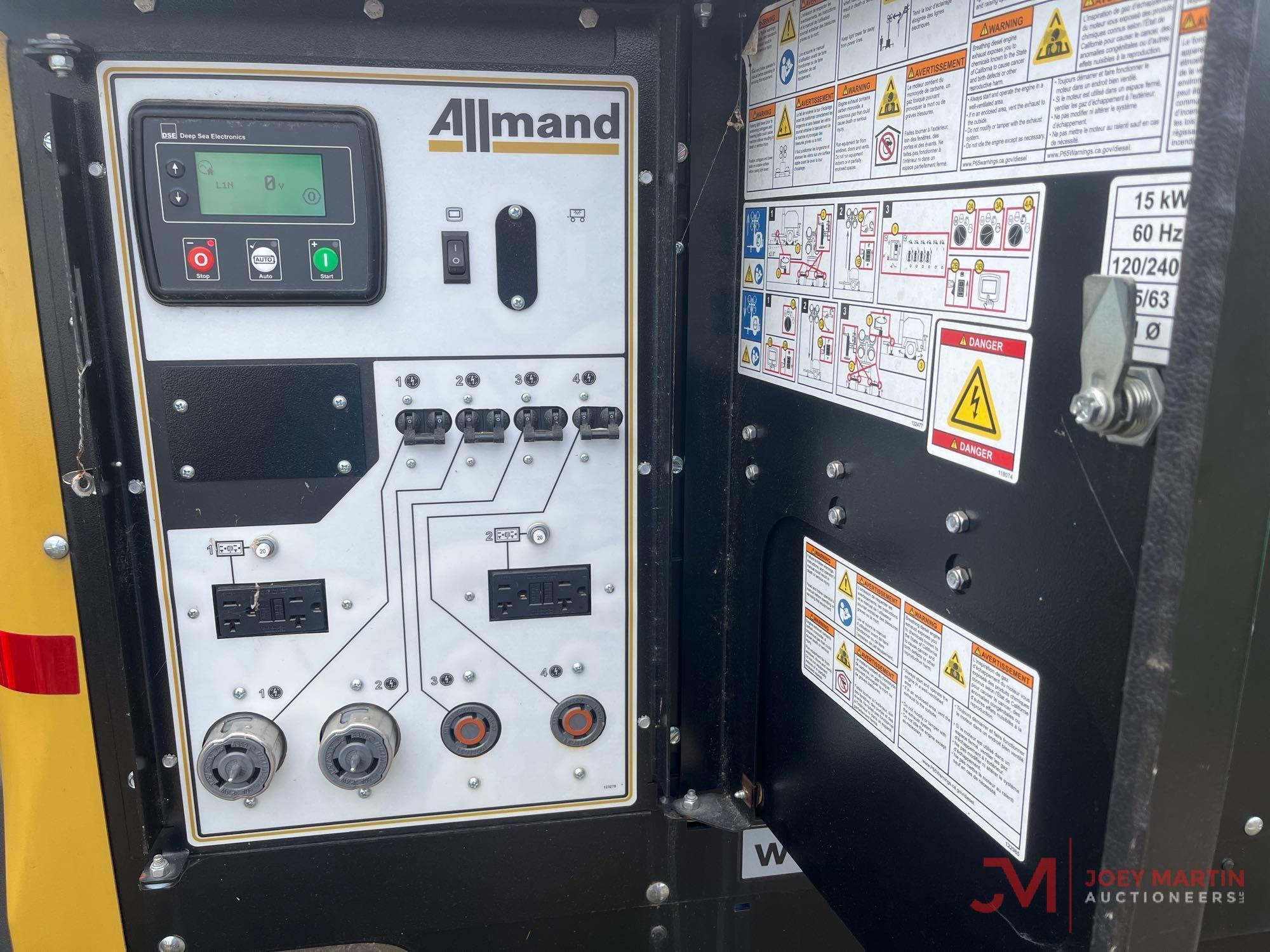 2023 ALLMAND MAXI-POWER 15XR PORTABLE GENERATOR