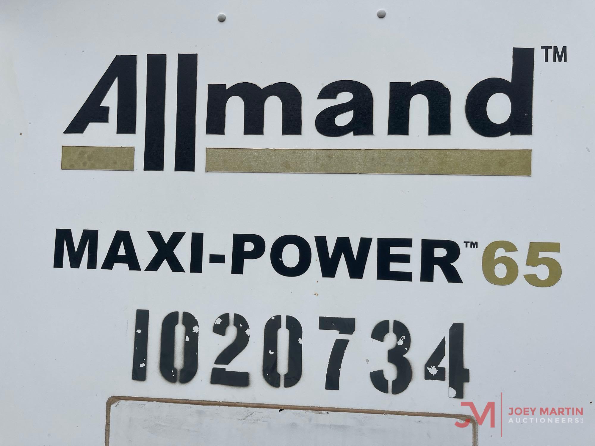 2016 ALLMANDMAXI-POWER 65 PORTABLE GENERATOR