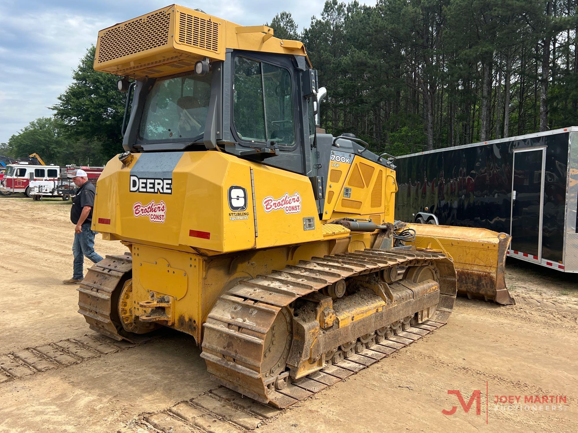 2015 JOHN DEERE 700K LGP CRAWLER DOZER