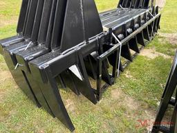 (1)NEW/UNUSED M5 EXTREME DUTY CRAWLER DOZER 11' HANG ON RAKE W/BOLTS (D400/120-10)