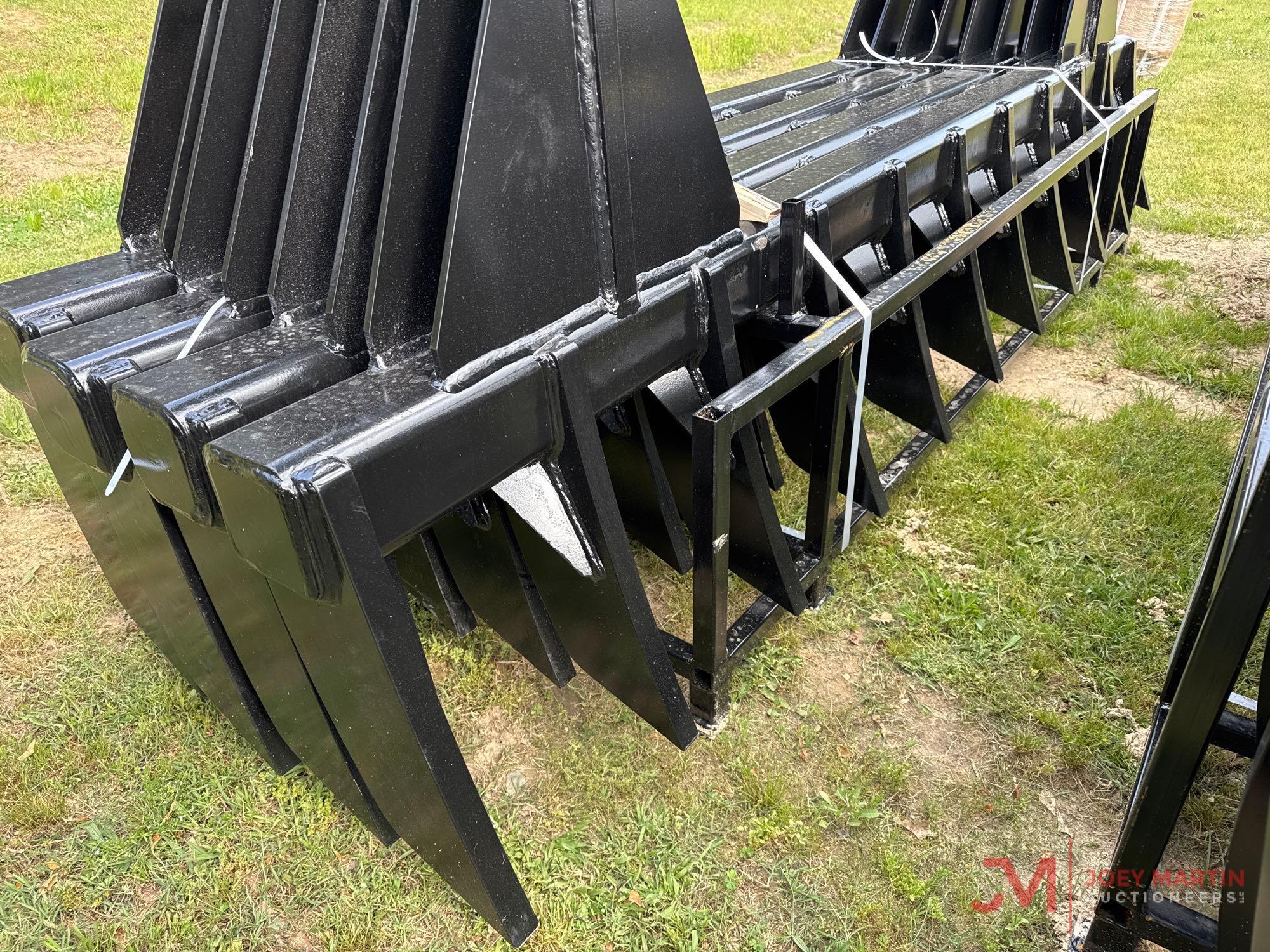 (1)NEW/UNUSED M5 EXTREME DUTY CRAWLER DOZER 11' HANG ON RAKE W/BOLTS (D400/120-10)