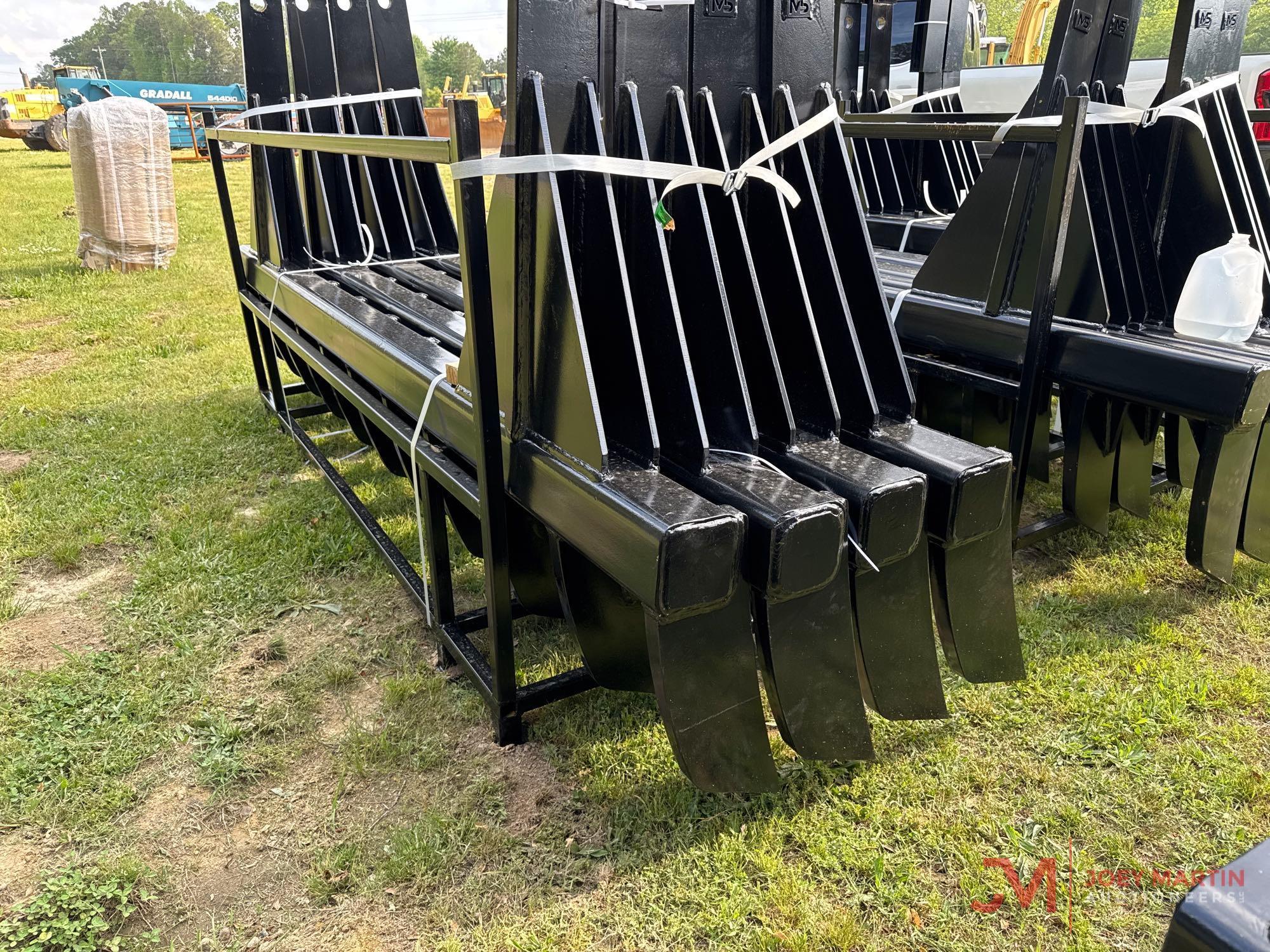(1)NEW/UNUSED M5 EXTREME DUTY CRAWLER DOZER 11' HANG ON RAKE W/BOLTS (D400/120-10)