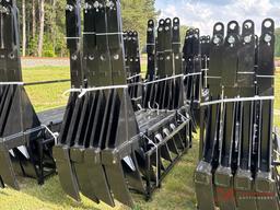 (1)NEW/UNUSED M5 EXTREME DUTY CRAWLER DOZER 10' HANG ON RAKE W/BOLTS (D400/120-10)