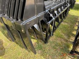 (1)NEW/UNUSED M5 EXTREME DUTY CRAWLER DOZER 10' HANG ON RAKE W/BOLTS (D400/120-10)