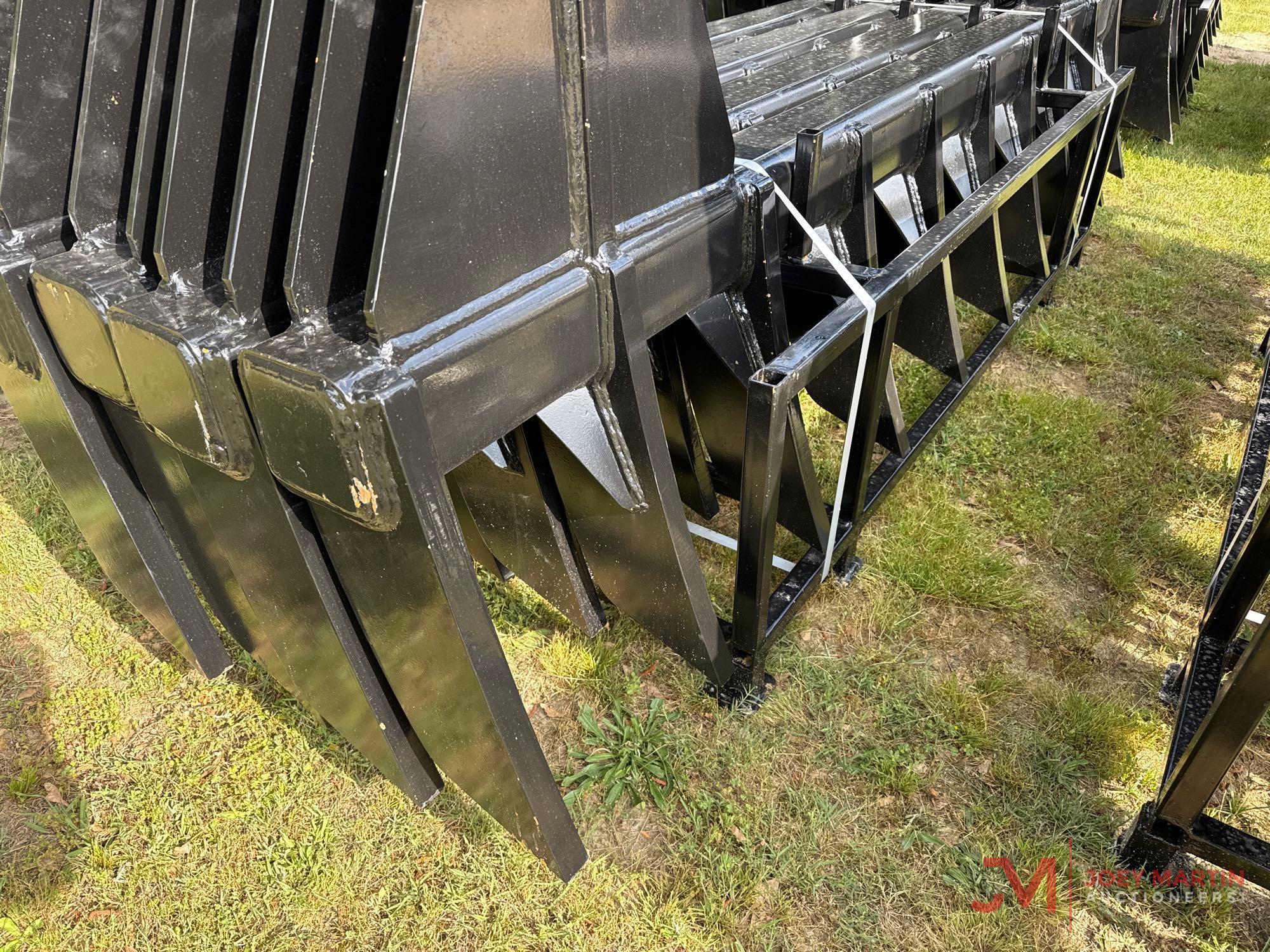 (1)NEW/UNUSED M5 EXTREME DUTY CRAWLER DOZER 10' HANG ON RAKE W/BOLTS (D400/120-10)