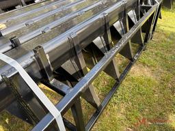 (1)NEW/UNUSED M5 EXTREME DUTY CRAWLER DOZER 10' HANG ON RAKE W/BOLTS (D400/120-10)