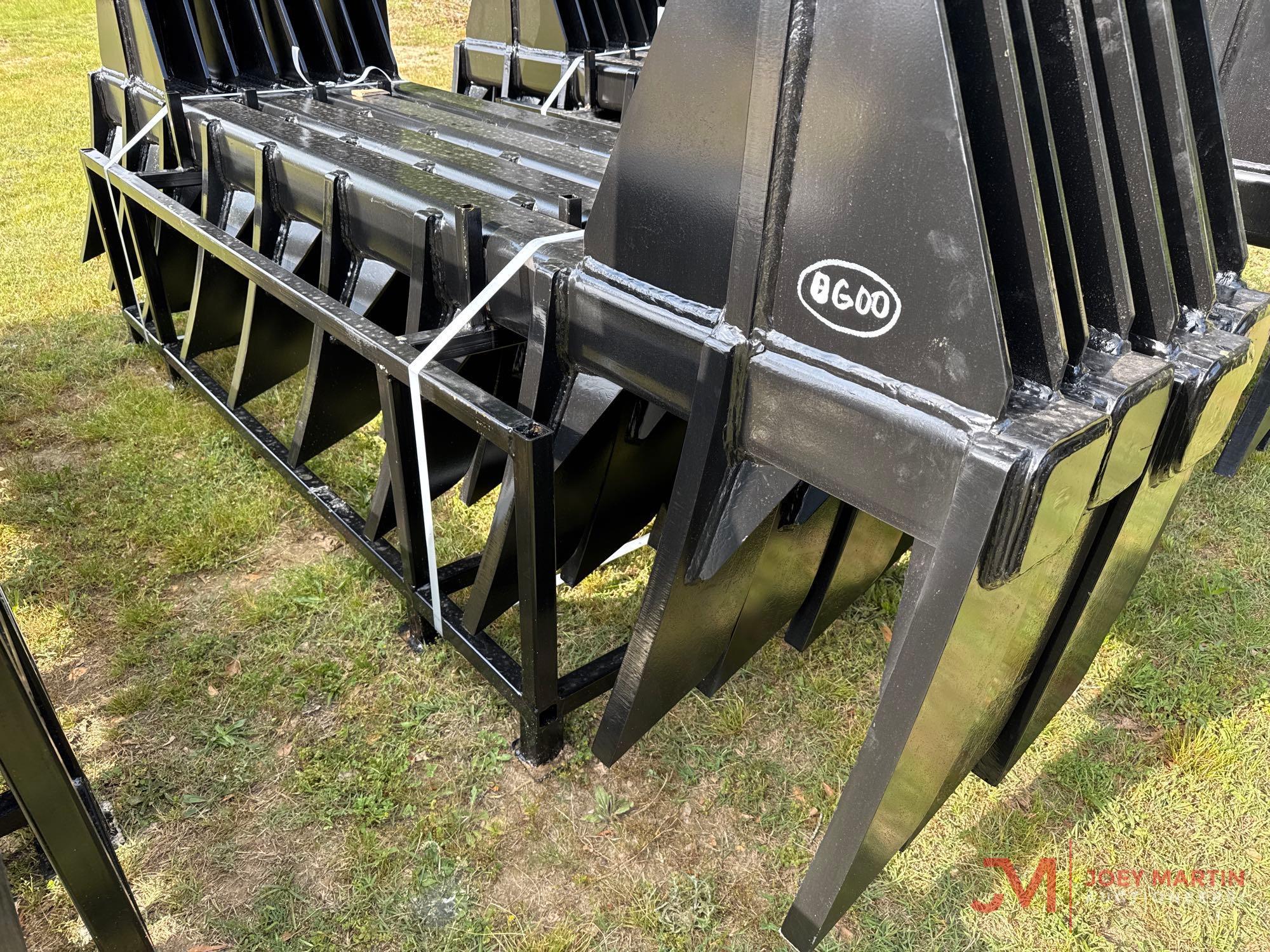 (1)NEW/UNUSED M5 EXTREME DUTY CRAWLER DOZER 10' HANG ON RAKE W/BOLTS (D400/120-10)