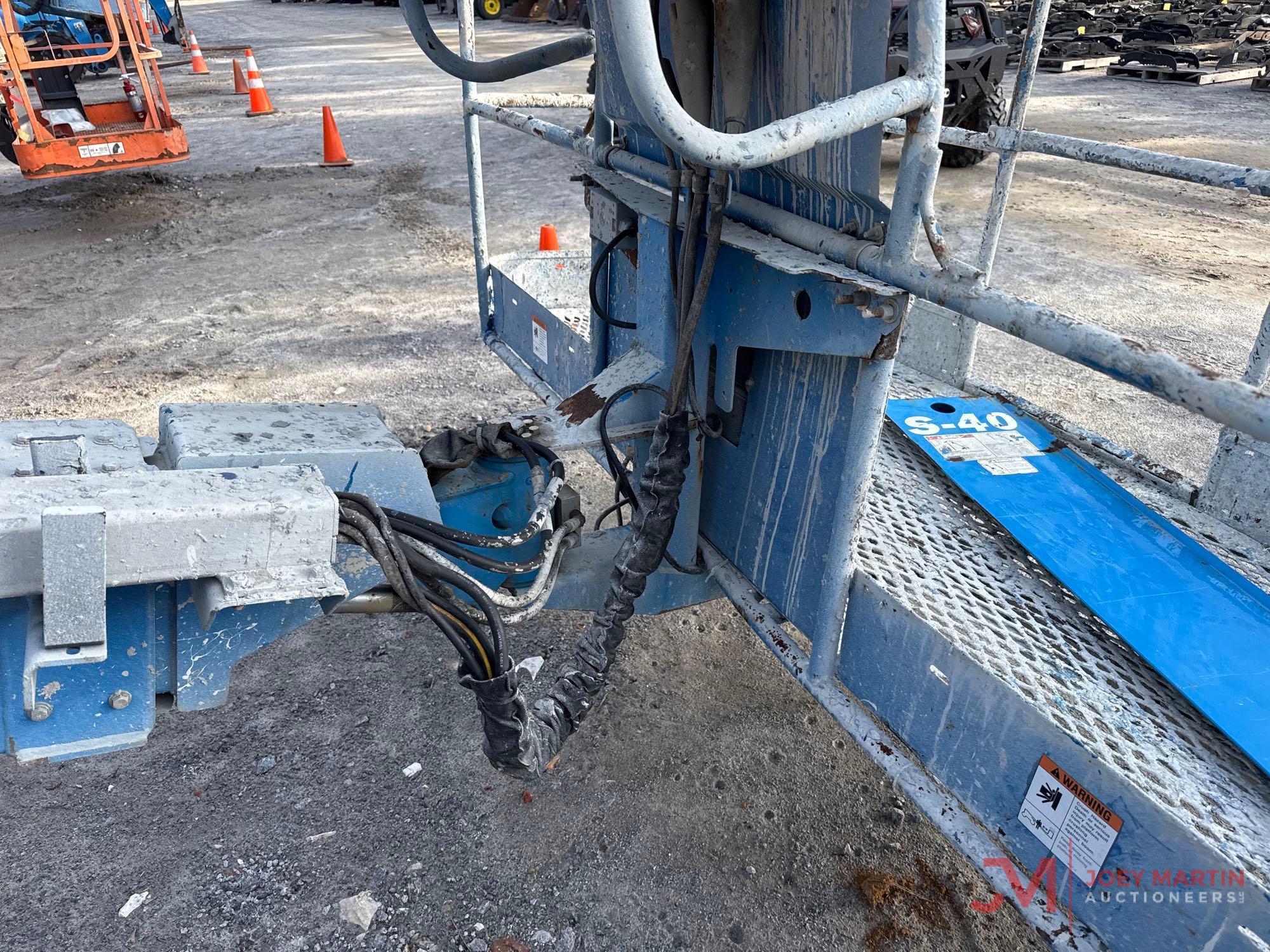 2015 GENIE S-40 BOOM LIFT