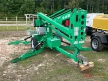 2015 GENIE TZ-34 TRAILER MOUNTED BOOM LIFT